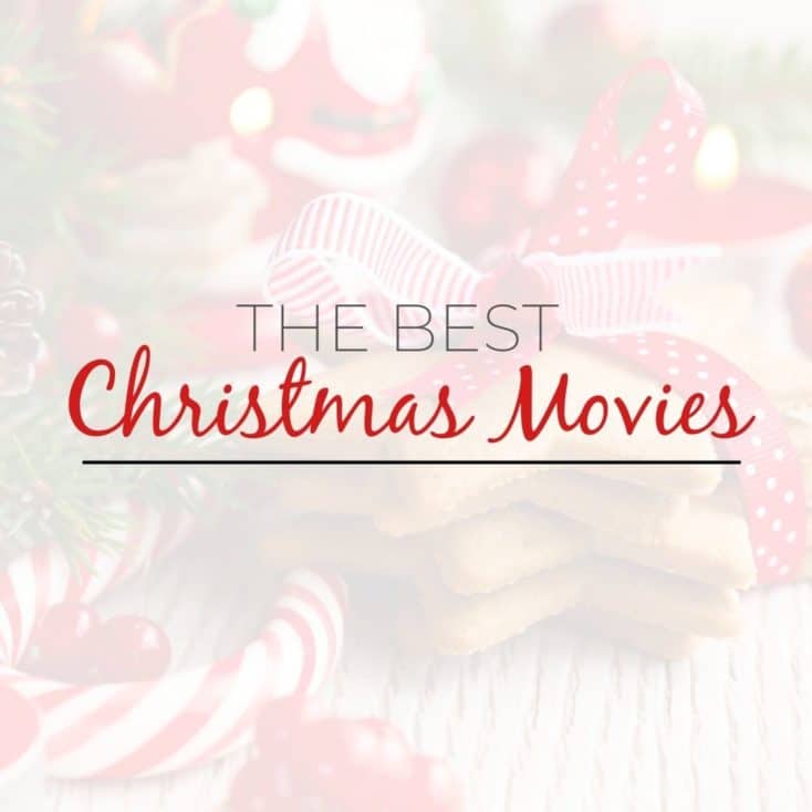 best christmas movies text graphic