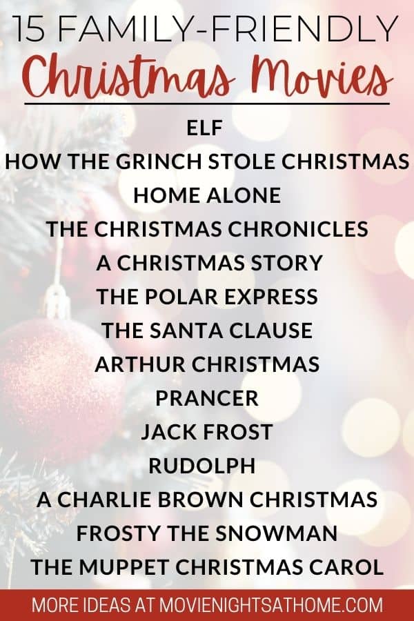 Family Friendly Christmas Movies List