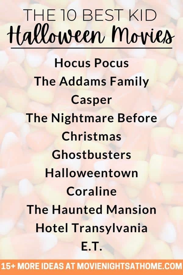 list of best kid halloween movies