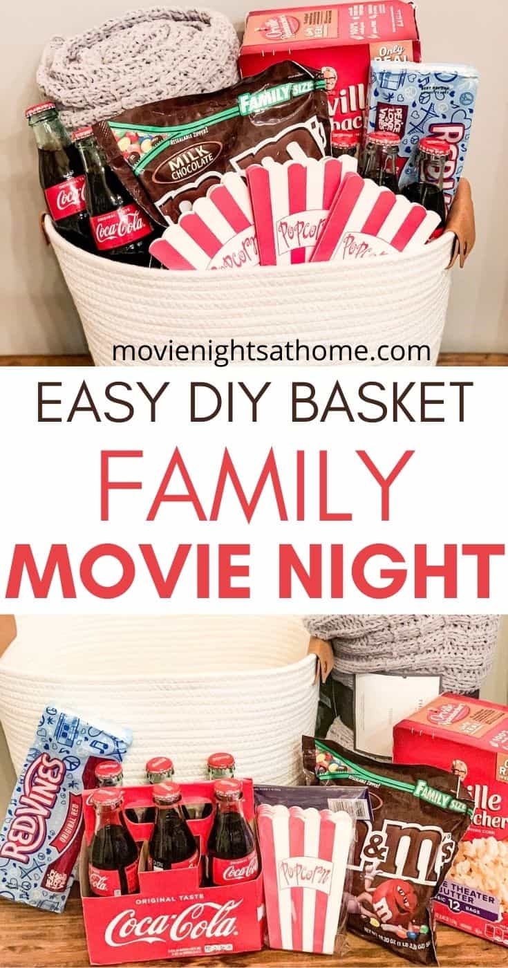 Movie Night Hamper, 20+ Super Easy DIY Christmas Gifts for Him