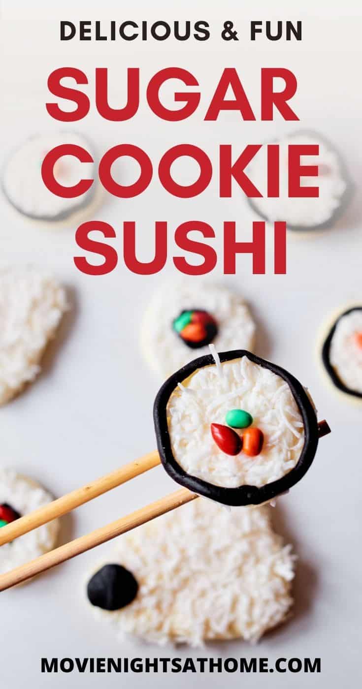 Sugar cookie sushi cookies