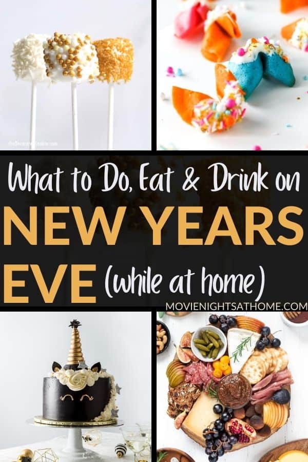 what to do eat and drink on new years eve at home