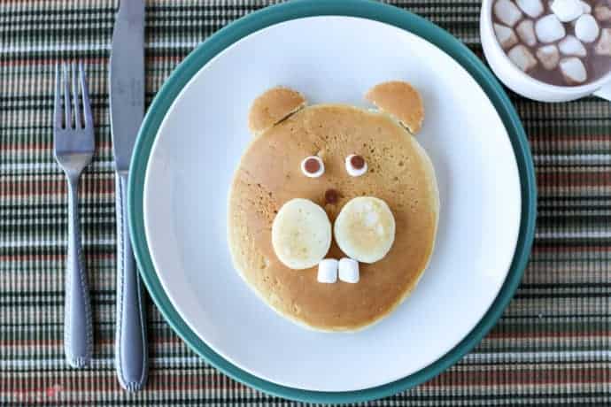 groundhog's day pancakes