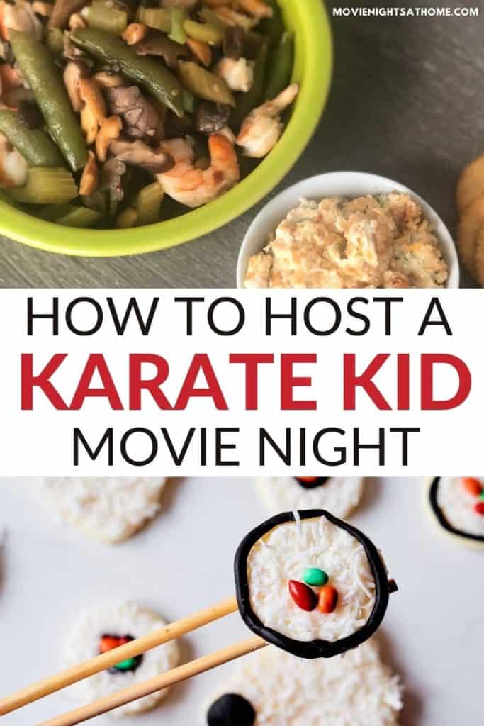 how to host a Karate Kid movie night