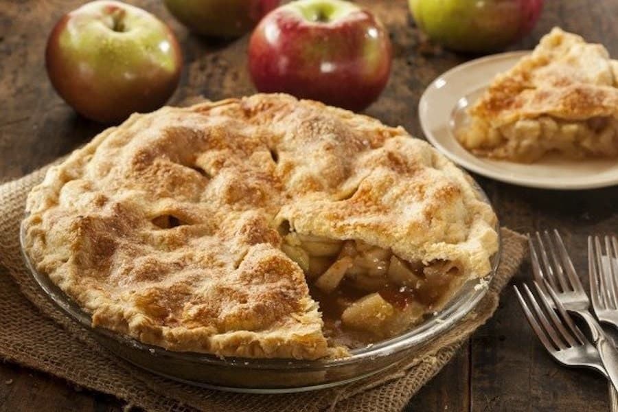 homemade apple pie