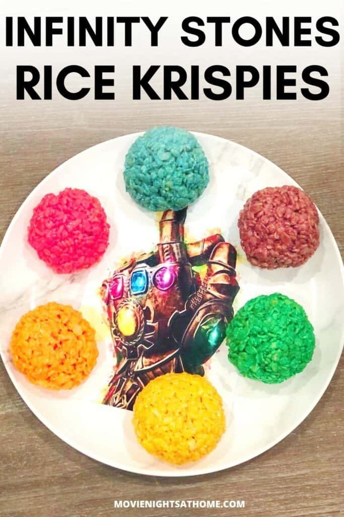 Thanos Rice Krispie Infinity Stones