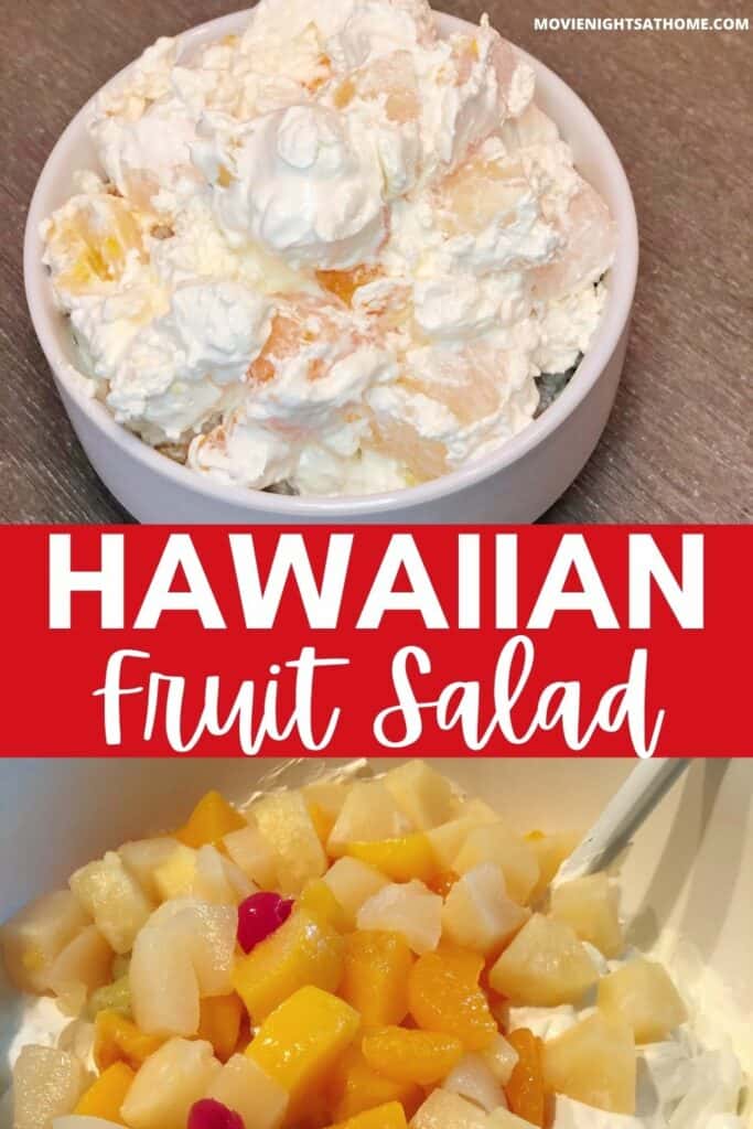 Hawaiian Fruit Salad Recipe Collage