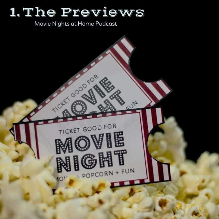 Movie Tickets sitting in popcorn