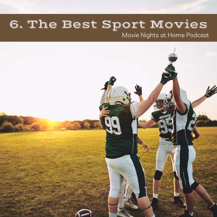 Football players high five-ing at sunset