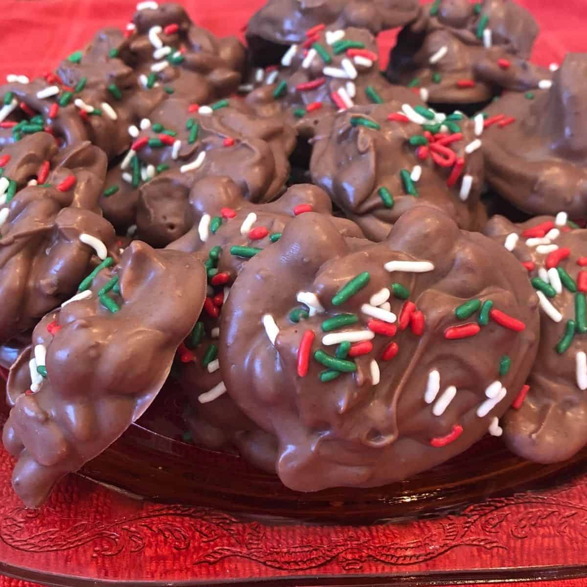 pieces of Crockpot Christmas Crack Candy