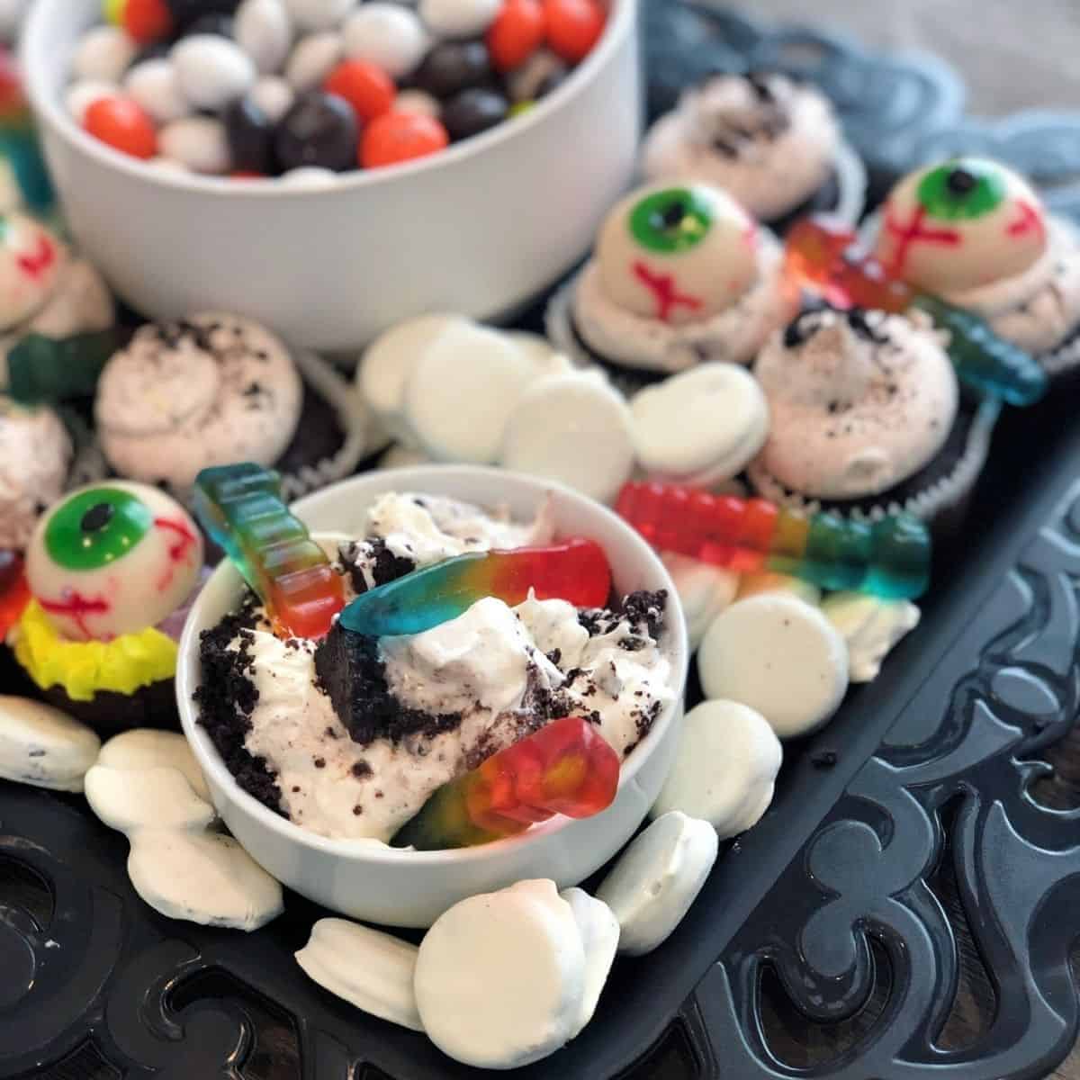 halloween candy tray
