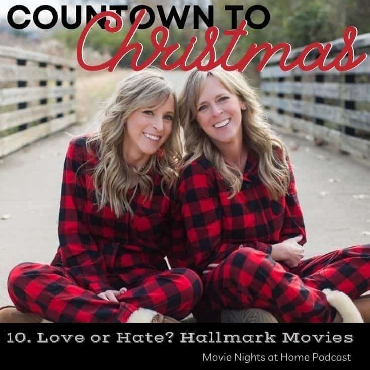 Kalee & Kim sitting crossed legged in matching red-black flannel PJs