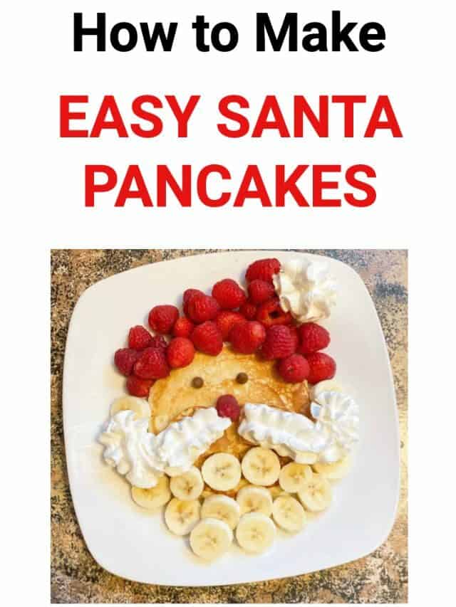 How to Make Easy Santa Pancakes