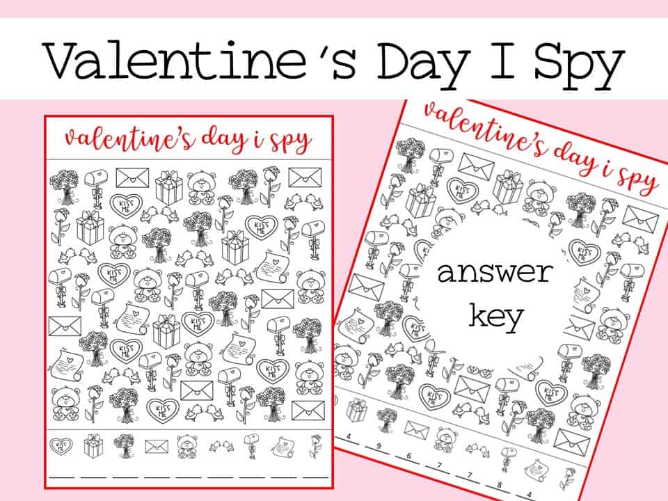 Valentine's day I spy mockup preview