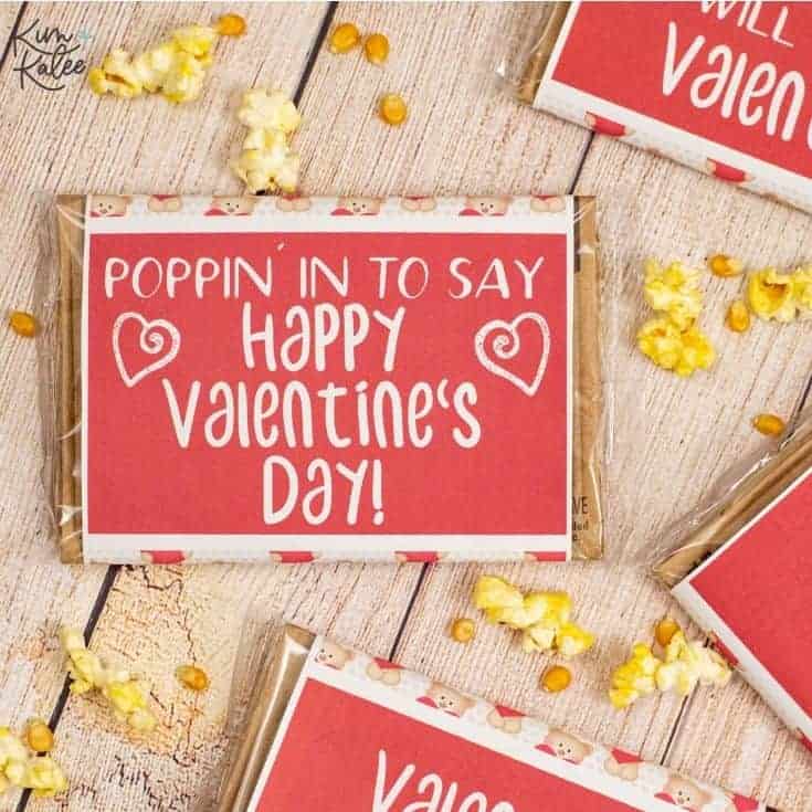 Popcorn Valentine Idea