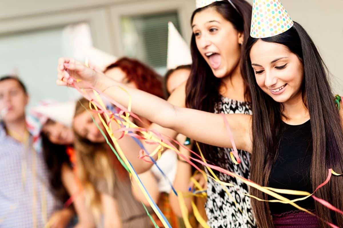 teens celebrating