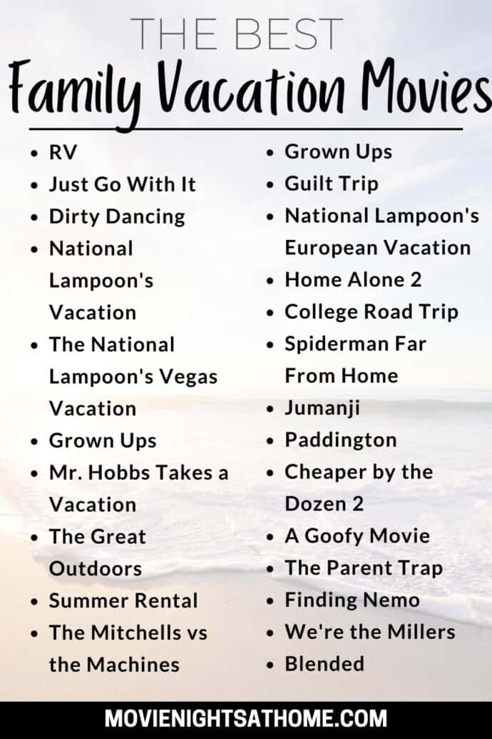 family vacation movies - comedy travel movies list