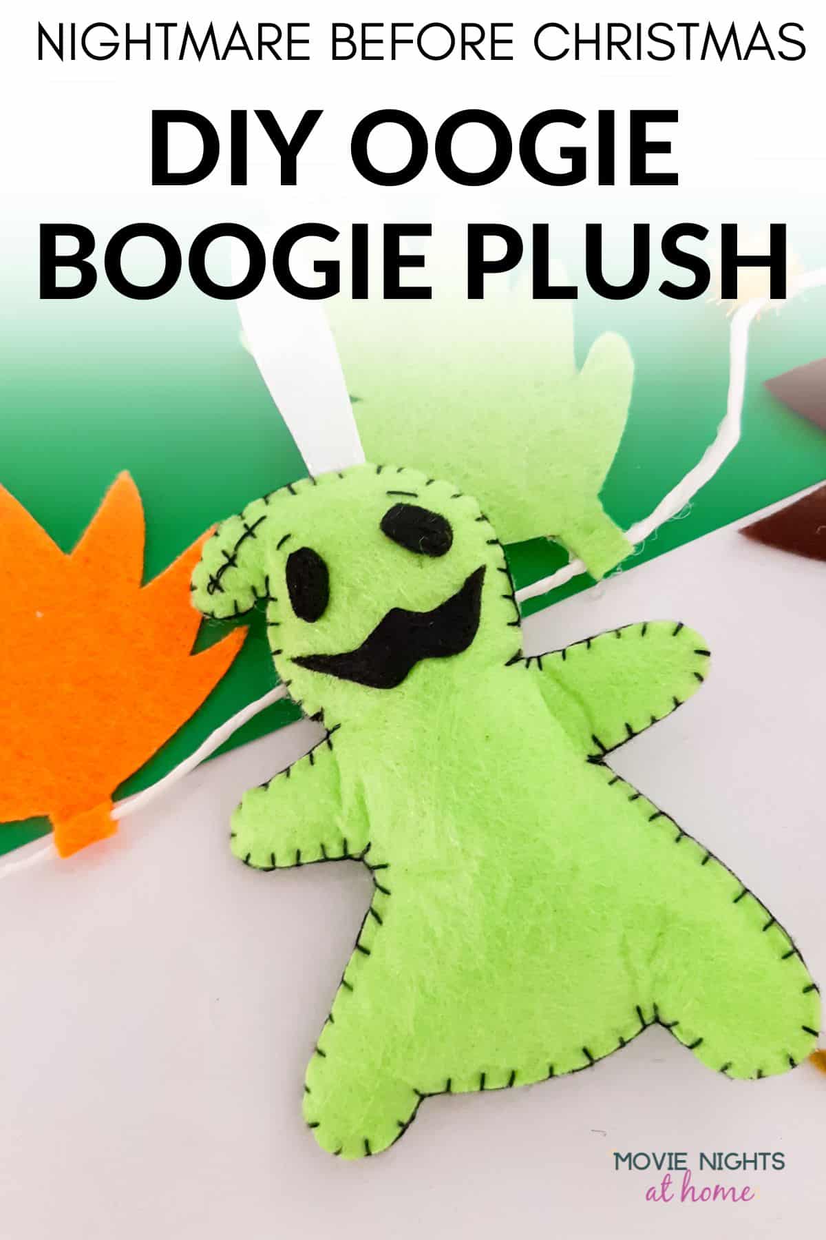Tim Burtons Nightmare Before Christmas Oogie Boogie Plush Toy 