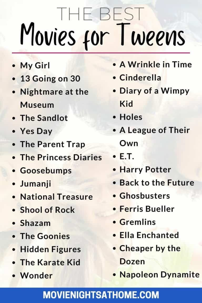 50 Best Movies for Tweens Girls and Boys 1113 Year Olds