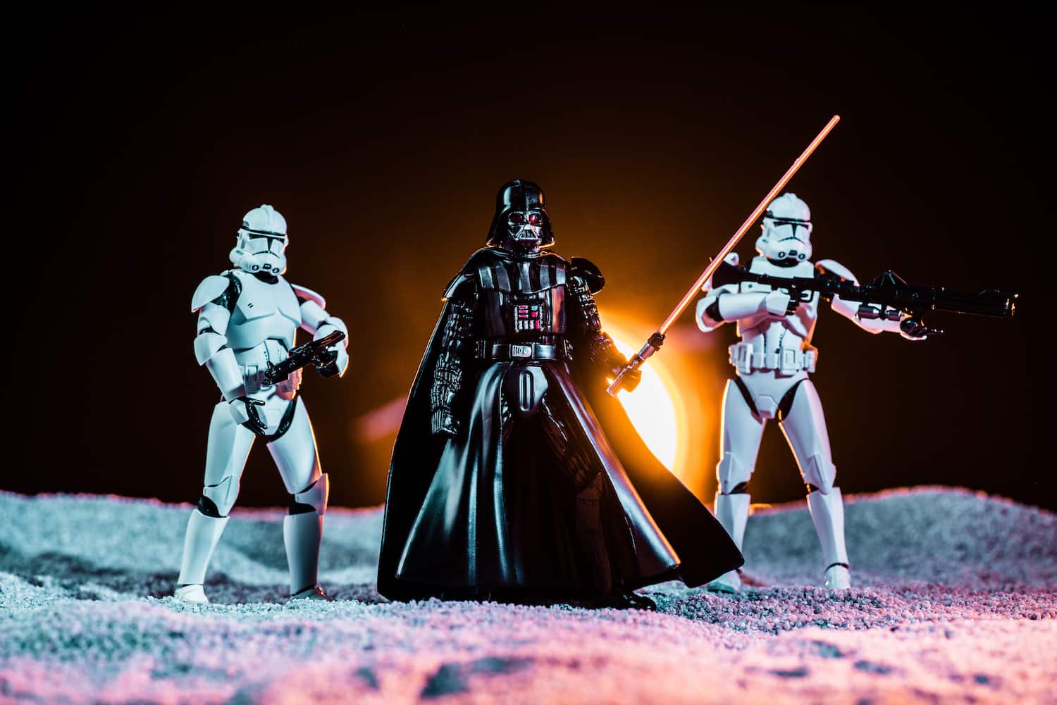 star wars deposit photos - Darth Vader and 2 stormtroopers