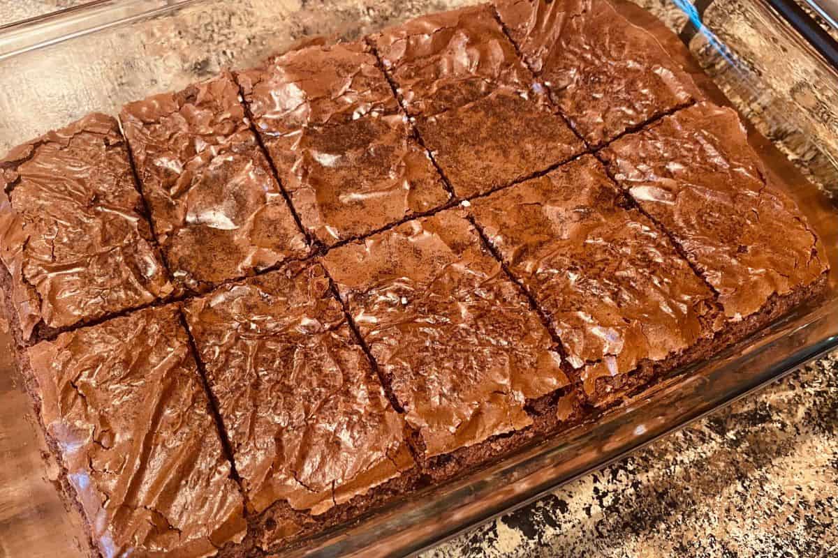 brownies cooked but not decorated