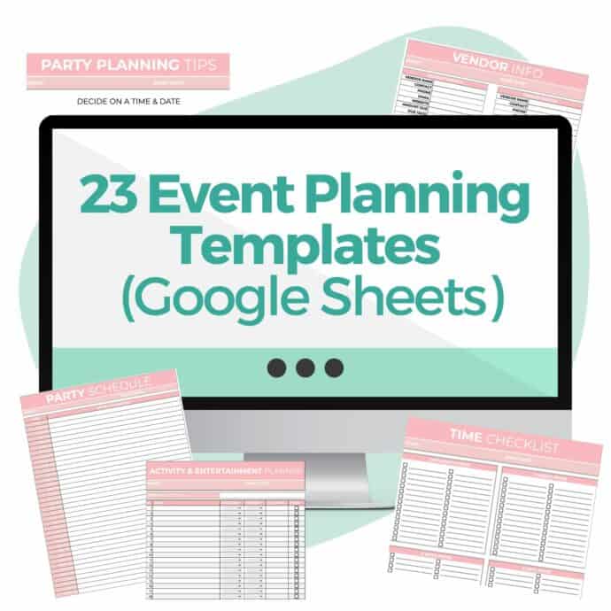 event planning templates
