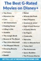 50+ Best G-Rated Movies on Disney Plus for Kids 2024