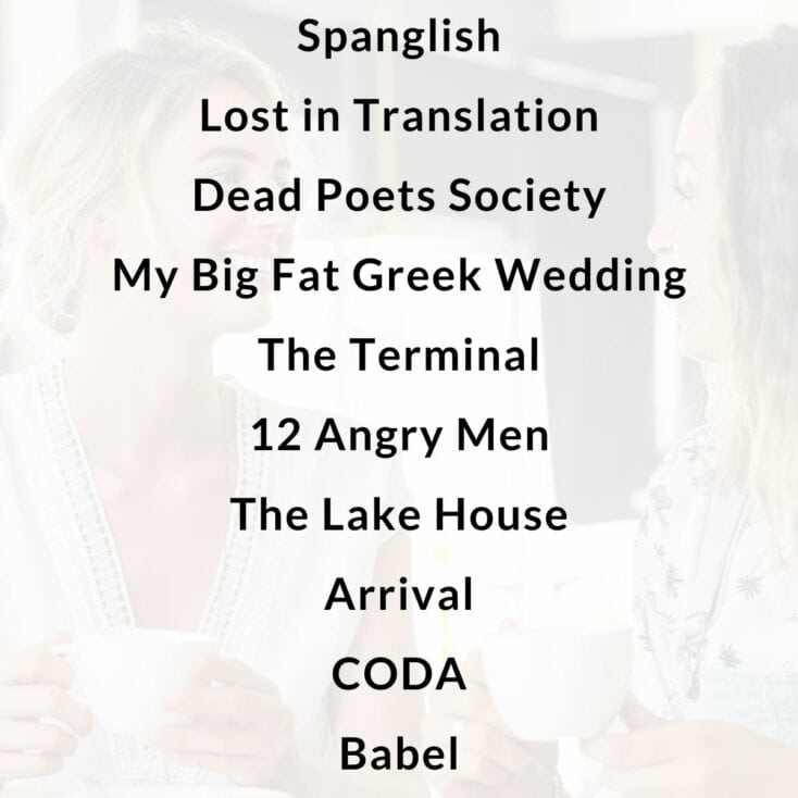 list of a few of the top movies for better communication