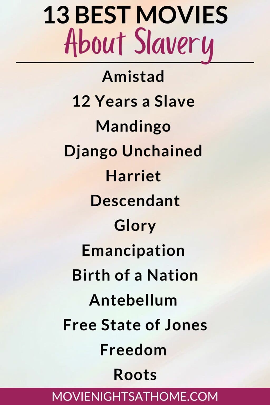 13 best slavery movies on netflix apple tv amazon prime